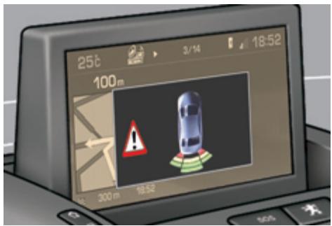 PEUGEOT 3008 2012 - AIDE GRAPHIQUE ET SONORE AU STATIONNEMENT AVANT ET/OU ARRIÈRE - 3