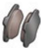 PEUGEOT 3008 2012 - Plaquettes de freins - 1