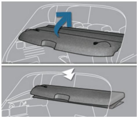 PEUGEOT 3008 2012 - Cache-bagages - 1