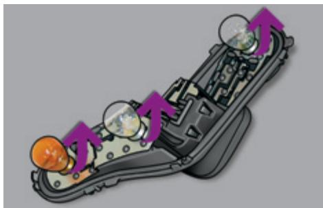 PEUGEOT 3008 2012 - Changement des feux stop/position, recul et indicateurs - 2