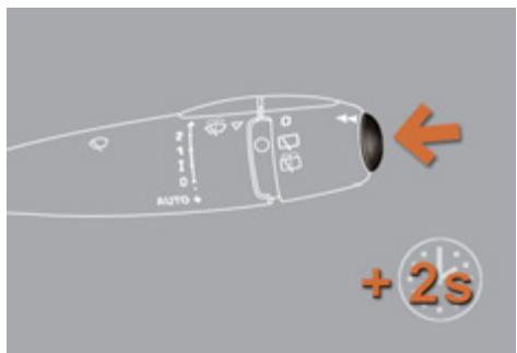 PEUGEOT 3008 HYBRID4 - Remise à zéro du parcours - 1