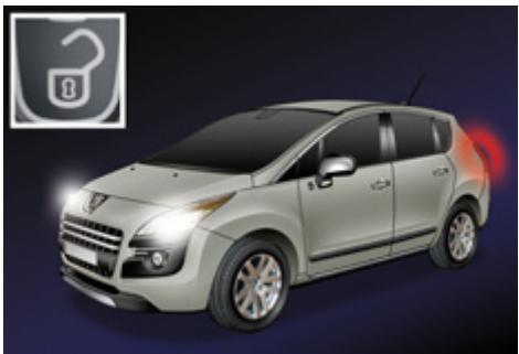 PEUGEOT 3008 HYBRID4 - Éclairage d'accueil - 1