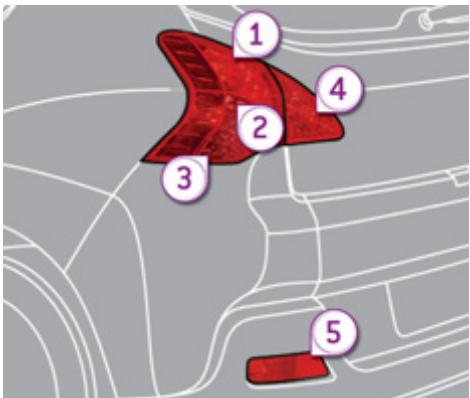 PEUGEOT 3008 HYBRID4 - Feux arrière - 1