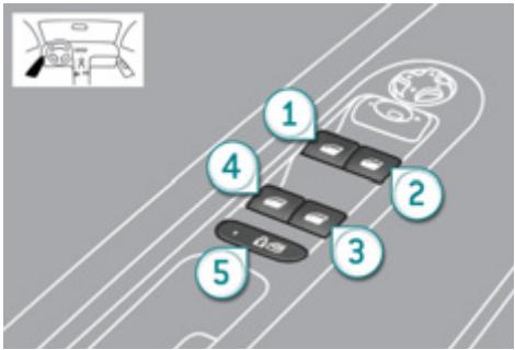 PEUGEOT 3008 HYBRID4 - Leve-vitres - 1