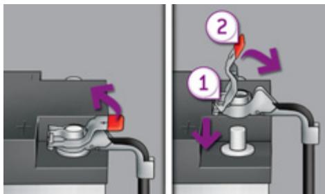 PEUGEOT 3008 HYBRID4 - Débranchement des câbles - 1