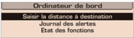 PEUGEOT 3008 HYBRID4 - Saisir la distance jusqu'à la destination - 2