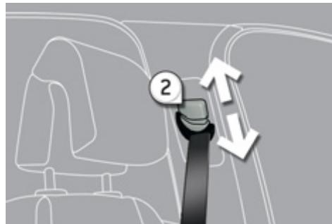 PEUGEOT 3008 HYBRID4 - Ceintures avant - 2