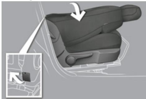 PEUGEOT 3008 HYBRID4 - Position tablette (siège passager avant) - 1