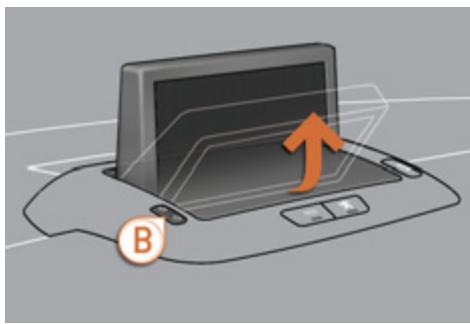 PEUGEOT 3008 HYBRID4 - Réglage de la position de l'écran - 1