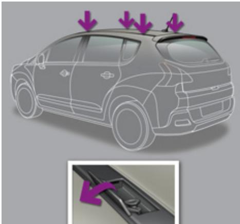 PEUGEOT 3008 HYBRID4 - POSE des BARRES de TOIT - 1