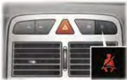 PEUGEOT 307 CC - Témoin de débouclage / non-bouclage de ceinture - 1