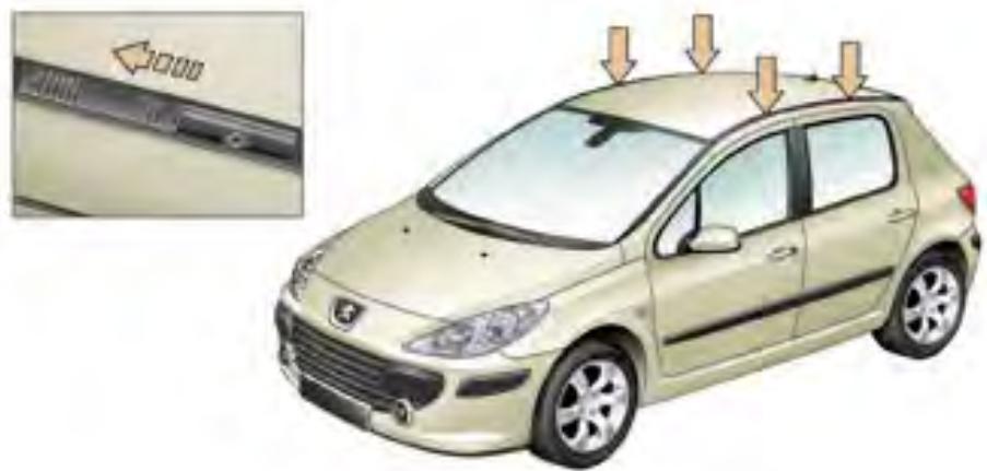 PEUGEOT 307 CC - LA POSE DES BARRES DE TOIT - 1
