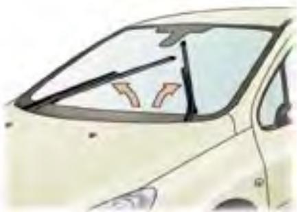 PEUGEOT 307 CC - LE CHANGEMENT D'UN BALAI D'ESSUIE-VITRE - 1