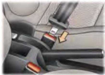 PEUGEOT 307 CC - Déverrouillage des ceintures de sécurité - 1