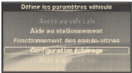 PEUGEOT 307 CC - Menu général - 2
