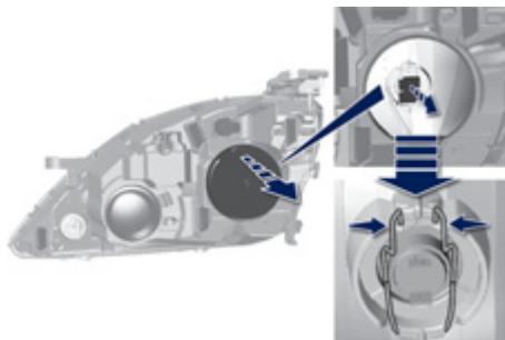 PEUGEOT 308 2 2014 - Astuce pour déplacer le feu (modèle à halogènes) - 2