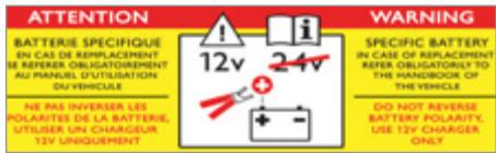 PEUGEOT 308 2 2014 - Batterie 12 v - 2