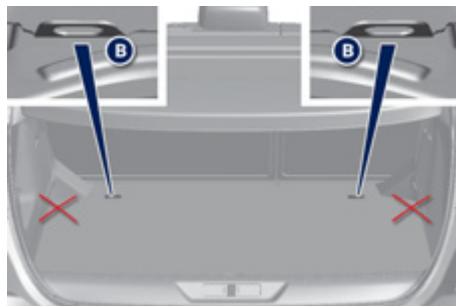 PEUGEOT 308 2 2014 - Fixations «ISOFIX - 3