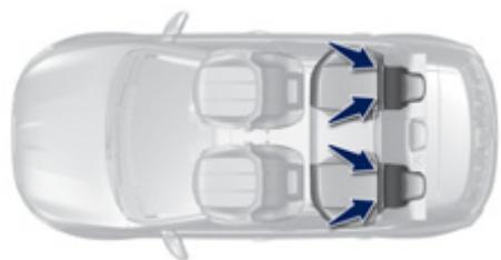 PEUGEOT 308 2 2014 - Fixations «ISOFIX - 1