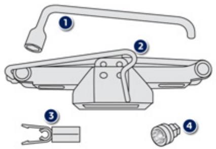 PEUGEOT 308 2 2014 - Accès aux outillages - 1
