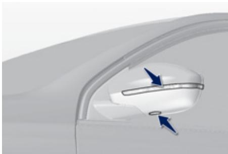PEUGEOT 308 2 2014 - Spots de rétroviseurs extérieurs - 1