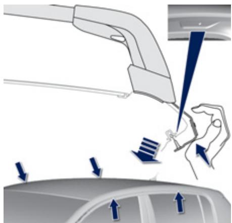 PEUGEOT 308 2 2014 - Pose des barres de toit - 1
