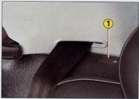 PEUGEOT 406 COUPE - Chargement des skis : - 2