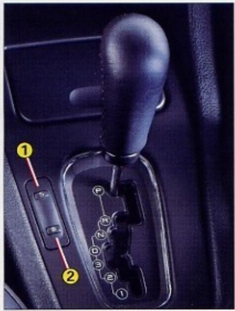 PEUGEOT 406 COUPE - Position du levier sélecteur - 1