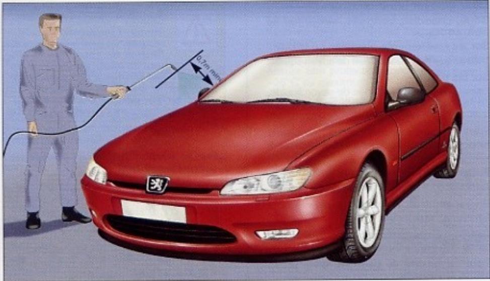 PEUGEOT 406 COUPE - Pour nettoyer les revêtements de... - 2