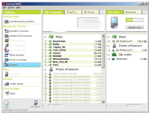 TOMTOM NAVIGATOR 6-NAVIGATION SUR ORGANISEUR PERSONNEL-TELEPHONE PORT - Utiliser TomTom HOME - 1