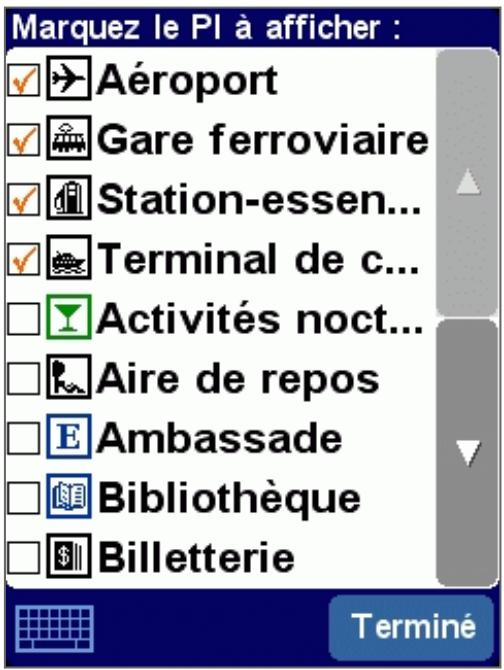 TOMTOM NAVIGATOR 5-HP EDITION - Activer/Désactiver PI - 1