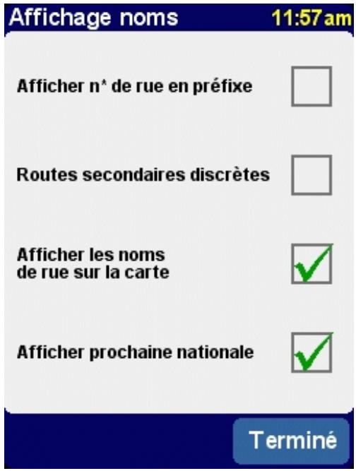 TOMTOM NAVIGATOR 5-HP EDITION - Affichage noms - 2