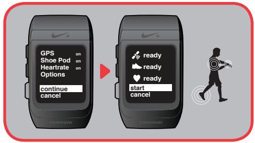 TOMTOM MONTRE NIKE+ SPORTWATCH - COURIR AVEC L'ÉMETTEUR DE FRÉQUENCE CARDIAQUE ET VOTRE MONTRE - 1