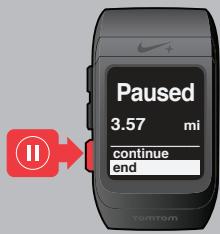 TOMTOM MONTRE NIKE+ SPORTWATCH - Faire défiler, sélectionner, taper légèrement - 6
