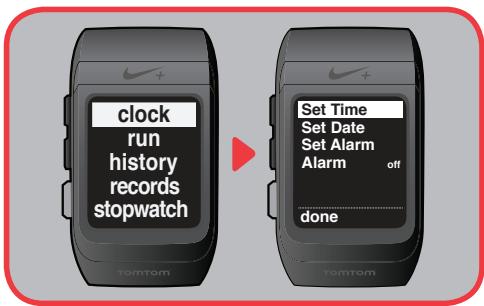 TOMTOM MONTRE NIKE+ SPORTWATCH - Votre SportWatch GPS - menu principal - 2