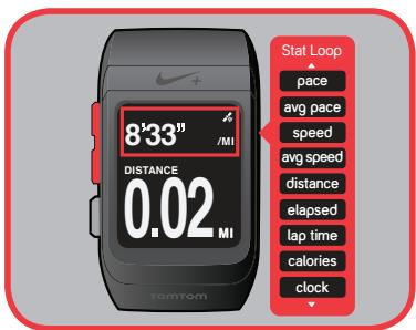 TOMTOM MONTRE NIKE+ SPORTWATCH - Votre SportWatch GPS - menu principal - 10
