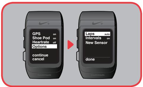 TOMTOM MONTRE NIKE+ SPORTWATCH - Votre SportWatch GPS - menu principal - 5
