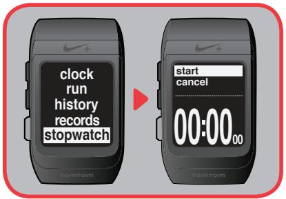 TOMTOM MONTRE NIKE+ SPORTWATCH - Votre SportWatch GPS - menu principal - 9