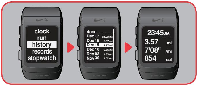 TOMTOM MONTRE NIKE+ SPORTWATCH - Analyse de votre historique de jogging - 1