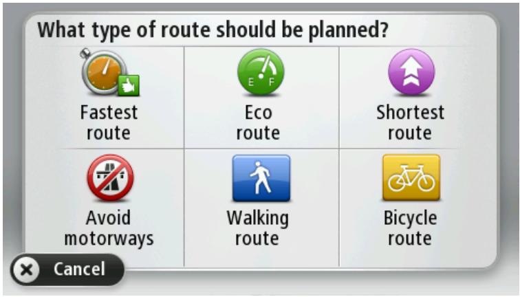 TOMTOM PRO 5150 TRUCK LIVE - Sélectionner un type de parcours - 2