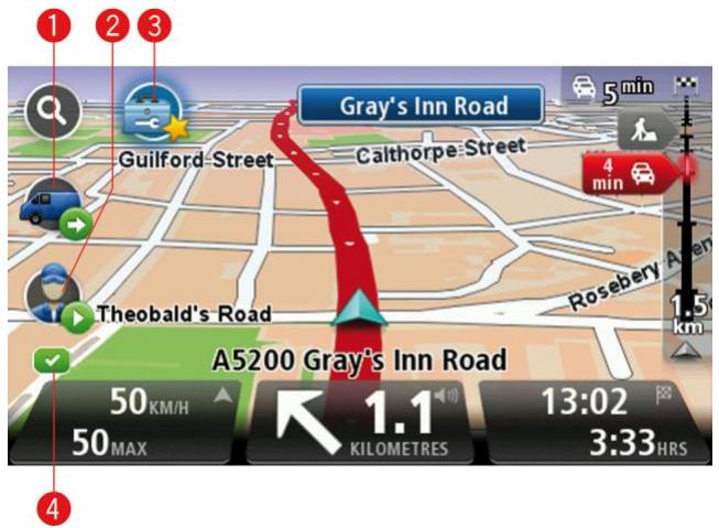 TOMTOM PRO 5150 TRUCK LIVE - Mode de conduite - 1