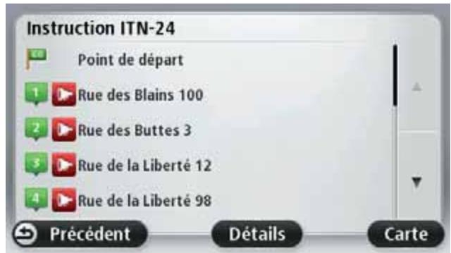 TOMTOM PRO 7150 TRUCK - Ignorer des étapes figurant dans la liste - 1