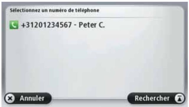 TOMTOM PRO 7150 TRUCK - Appeler contact - 3
