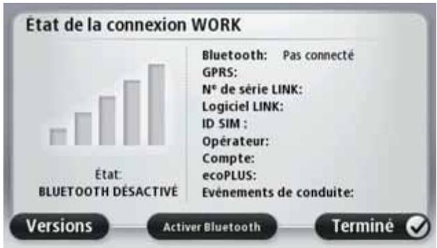 TOMTOM PRO 7150 TRUCK - État de connexion - 2