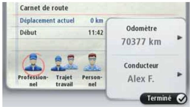 TOMTOM PRO 7150 TRUCK - Mode carnet de route - 2