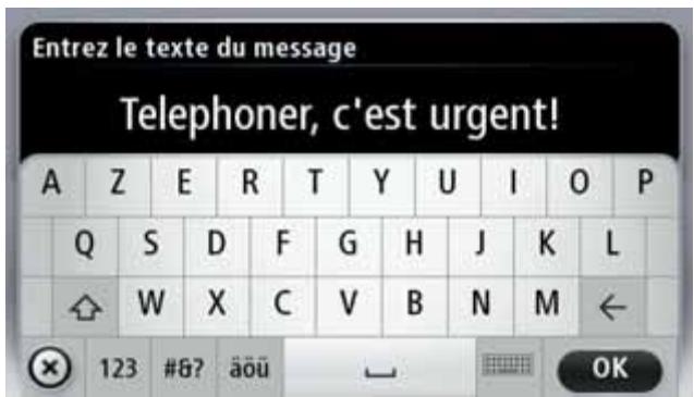 TOMTOM PRO 7150 TRUCK - Envoyer message texte - 2