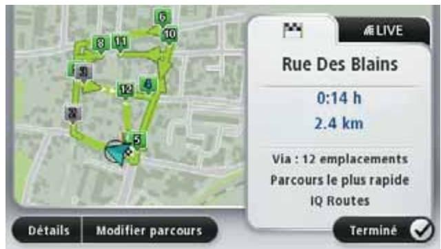 TOMTOM PRO 7150 TRUCK - Ignorer des étapes figurant dans la liste - 2
