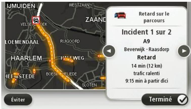 TOMTOM VIA 135M - Pour en savoir plus sur un incident - 2