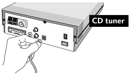 PIONEER MJ-L11 - Connect the optical digital output of the MD recorder to the optical digital input of the CD Tuner or DVD/CD tuner - 1