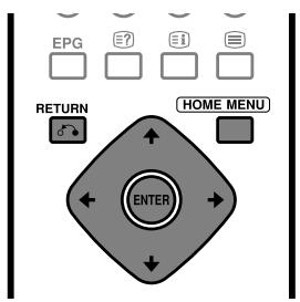 PIONEER PDP-504HDE - Touches de commande pour les menus - 1